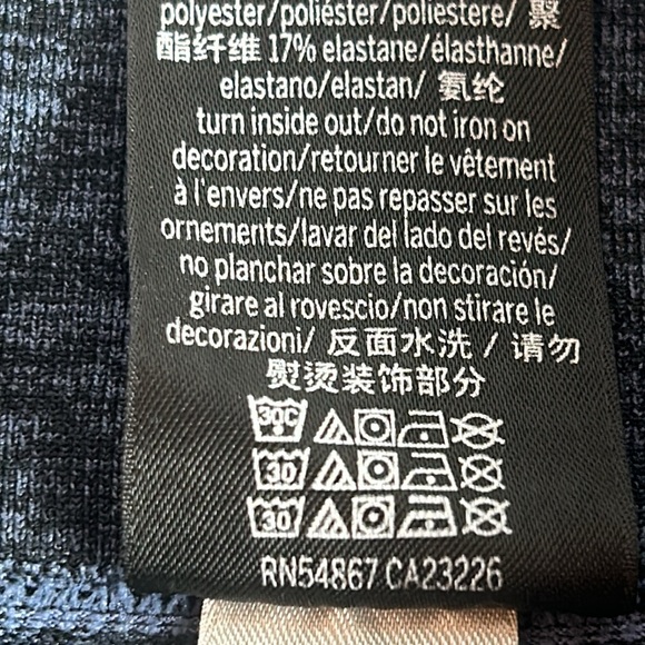 PINK Seamless Blue Two Tone Athletic Leggings Women’s Size Small - Picture 5 of 5